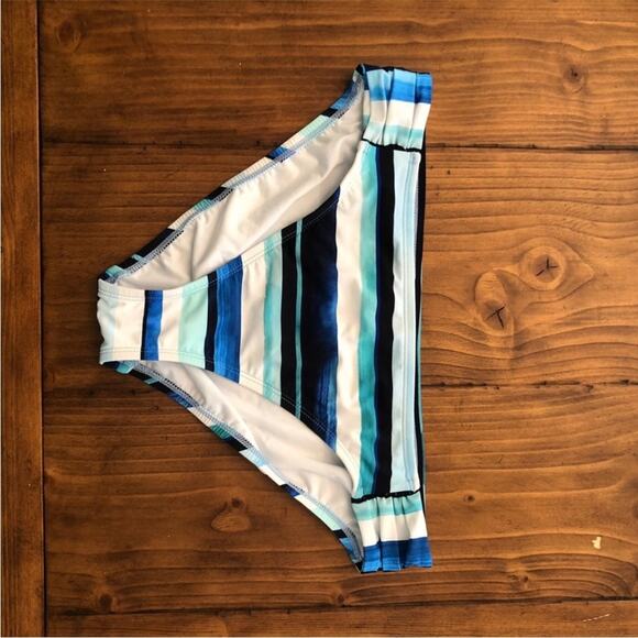 NWOT La Blanca Meridian Side Shirred Hipster Bottoms - Sz. 12 - Picture 5 of 6